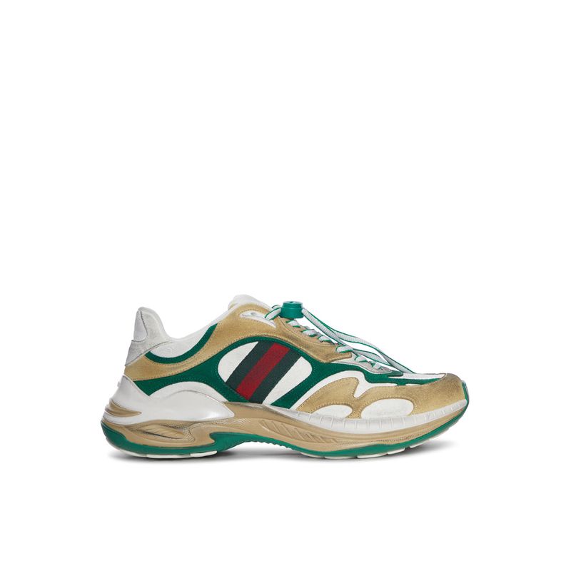 Gucci Men Gucci Leather Sneaker